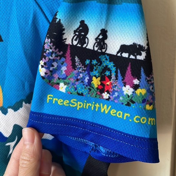 Free spirit wear cycling jersey - Picture 3 of 4